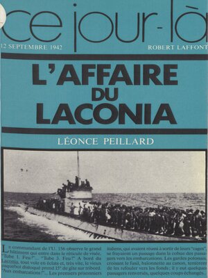 cover image of L'Affaire du Laconia